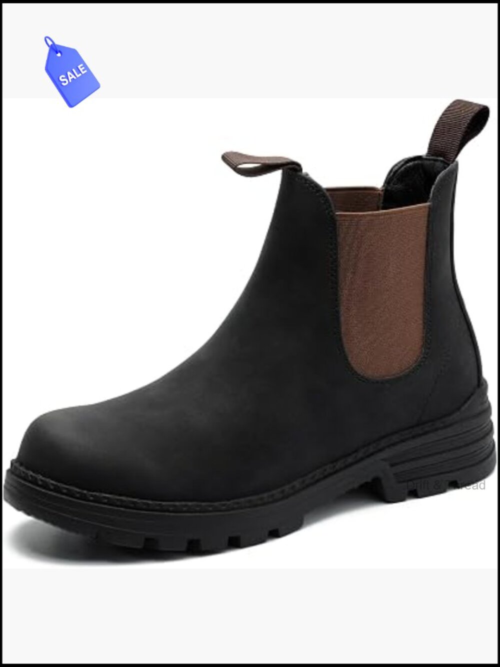 Women's Chelsea Ankle Hiking Boots Waterproof Slip-Resistant